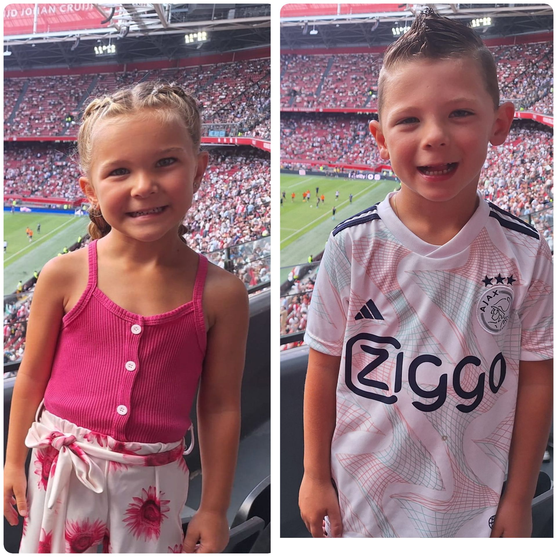 Jesslynn en Dani de tweeling van Marvin en Sharon zijn de jeugdspelers van de week zaterdag 17 mei