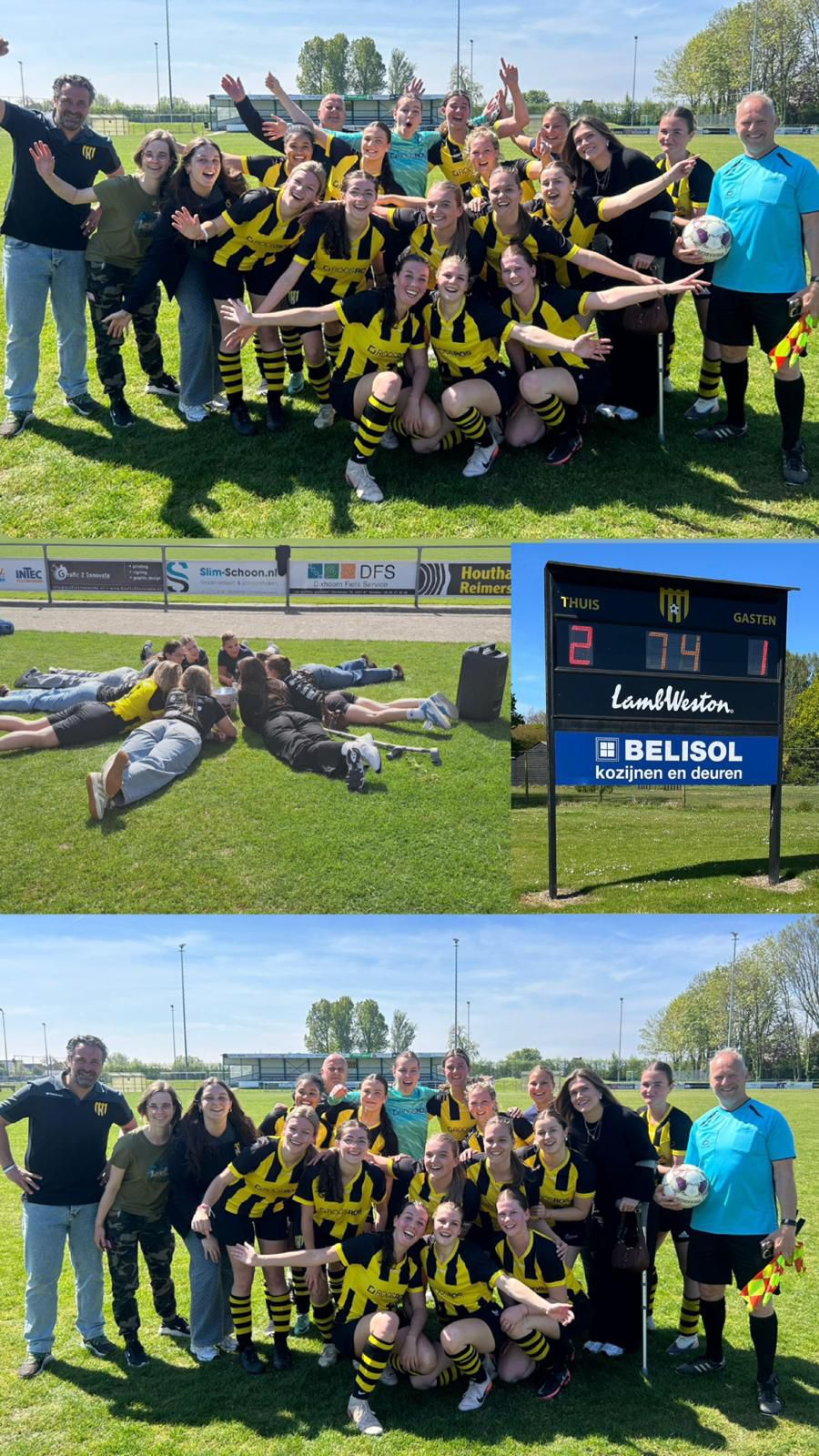 Lady’s Day op de Kruse Mat: zon, strijd en drie punten!