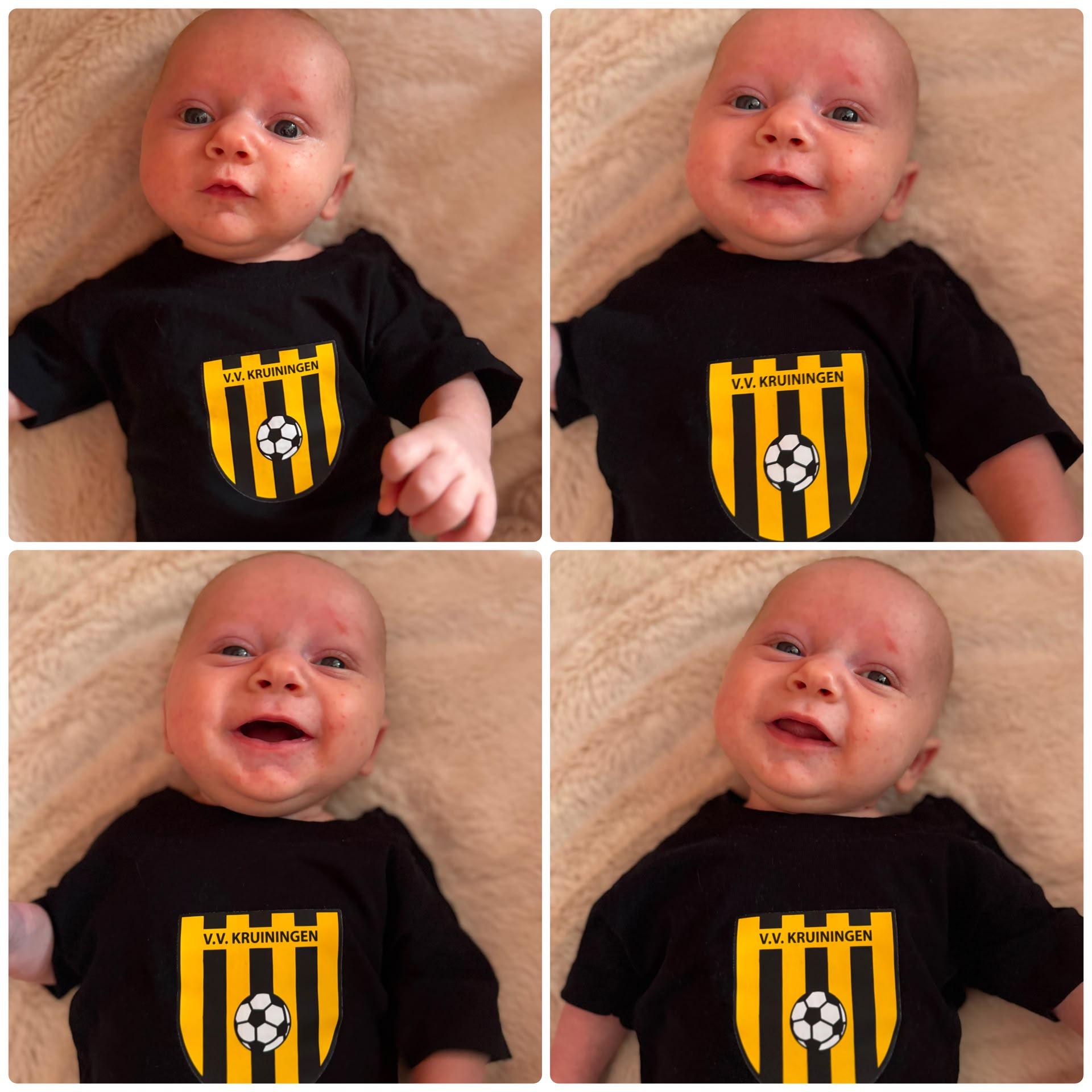 Een nieuw jongste lid in de club.