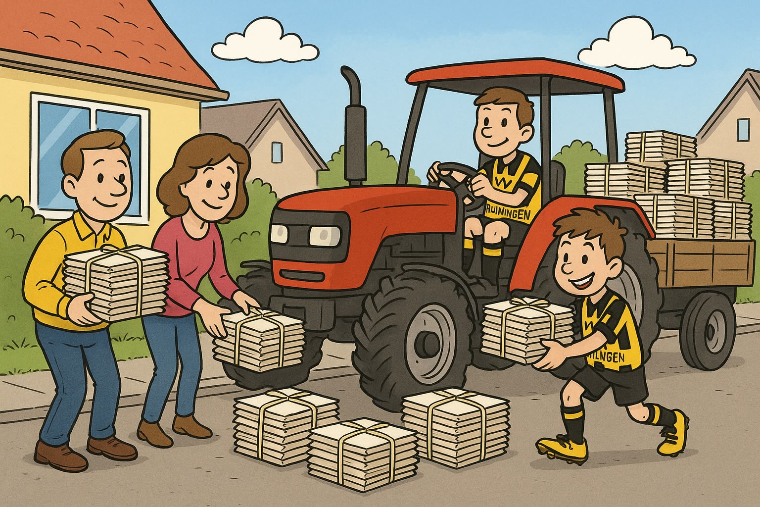 Vrijdag 25 september: oud papier ophalen!