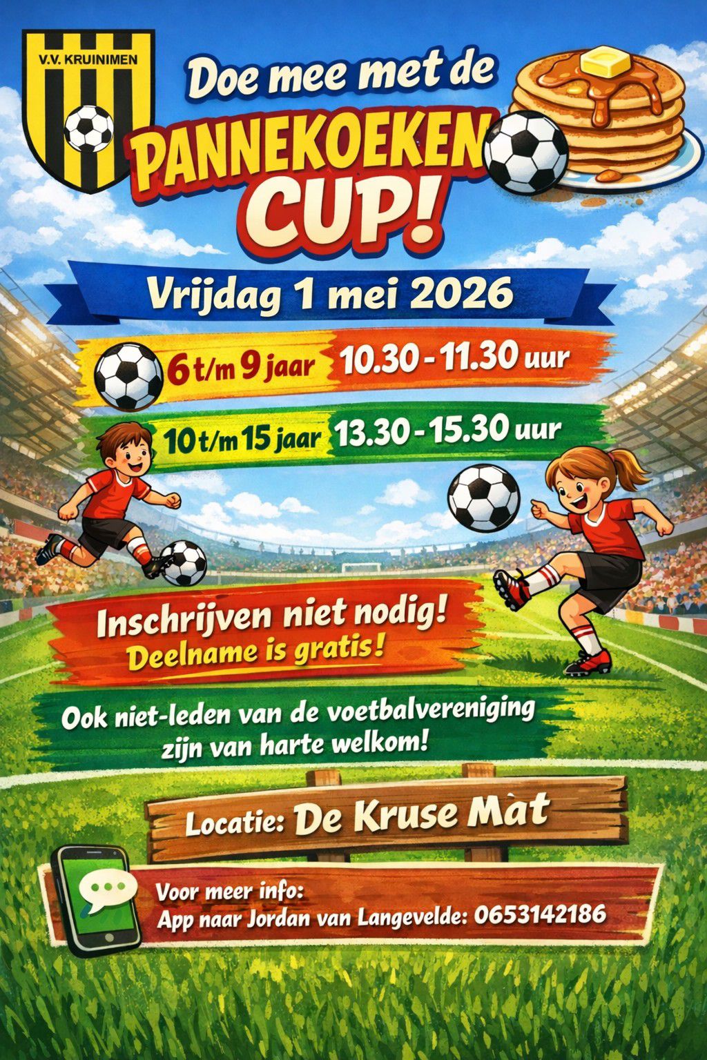 Vrijdag 1 mei Kruse Mat