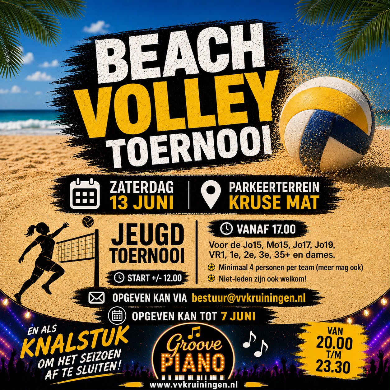 SLOTDAG VV KRUININGEN – ZATERDAG 13 JUNI